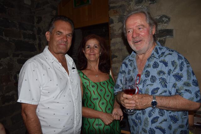 Besuch aus Bad Gams Kapellmeister Harald Lederer mit Gattin Sigrid  | Foto: Josef Strohmeier