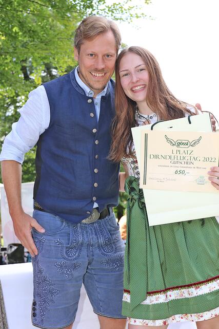 Gewinnerin Lisa Kazianka mit Maximilian Gössl. | Foto: Uwe Brandl
