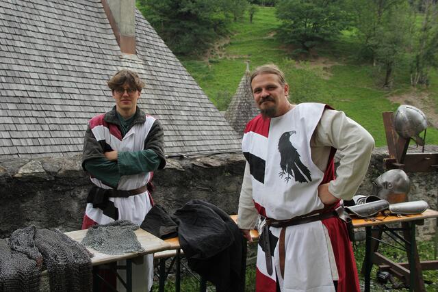 Die Ritter vom Rabenbund sorgten mit zahlreichen Mitmachstationen für Spaß. | Foto: Thurner