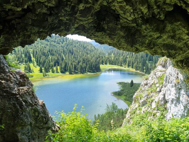 Der Sackwiesensee, einer der schönsten Plätze im Hochschwabgebiet, unweit der Sackwiesen- und Häuslalm. | Foto: Andreas Steininger