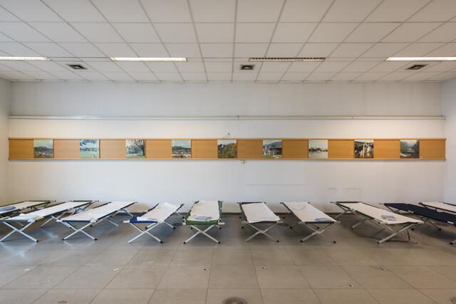 Das Postverteilerzentrum wurde 2015/2016 als Transitquartier für Flüchtlinge genutzt. | Foto: Sigrid Rauchdobler