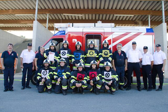 Teilnehmende der Hilfeleistungsprüfung | Foto: FF Bad Gams