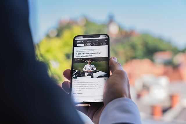 Die Web-App gibt Kulturinteressierten einen Überblick über das tagesaktuelle Kulturangebote in der Steiermark. | Foto: Arvideo Media