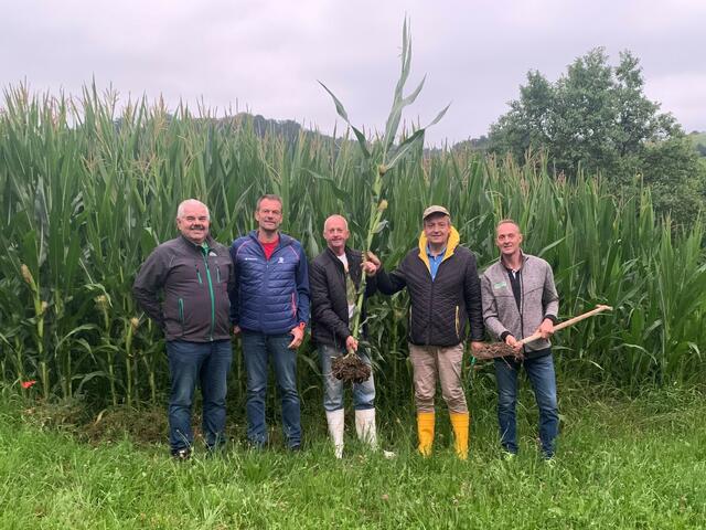 Von links: Josef Königstorfer, Walfried Scheftner, Günther Schned, Ruprecht Reich u. Johann Zauner


 | Foto: Landleben Walding