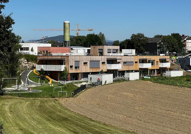Kindergarten/Kindergrippe Kulmistraße: Letzte Handgriffe werden im Sommer vorgenommen, damit im Herbst alles fertig ist. | Foto: Marktgemeinde Feldkirchen