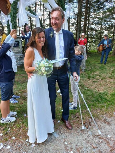 Das glückliche Brautpaar. | Foto: privat