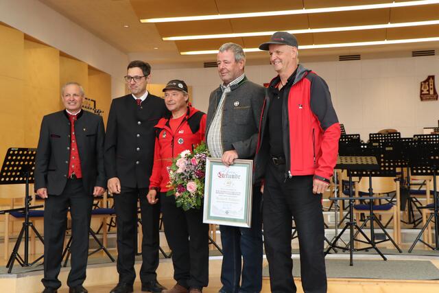 Ehrung der Bergrettung Serfaus. | Foto: Othmar Kolp