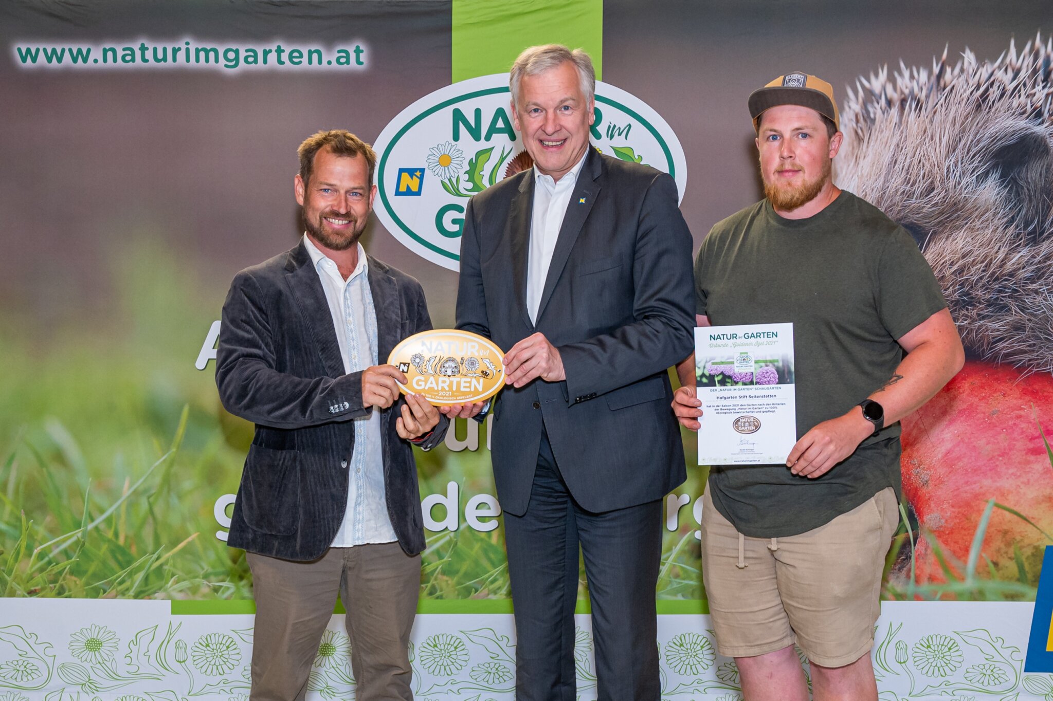 „Natur im Garten“ Auszeichnung Hofgarten des Stift Seitenstetten