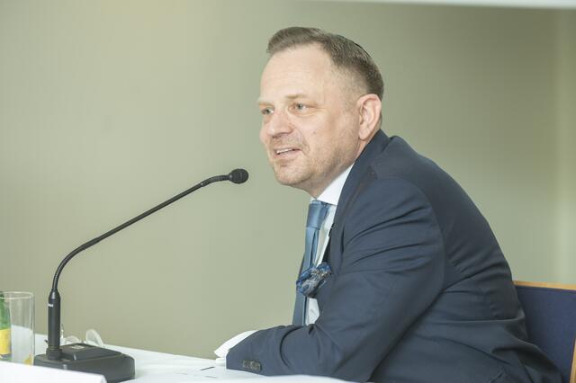 Elie Rosen hat am Donnerstag die Errichtung eines permanenten jüdischen Kulturzentrums am Standort der Gemeinde in Graz bekanntgegeben. | Foto: Foto Fischer