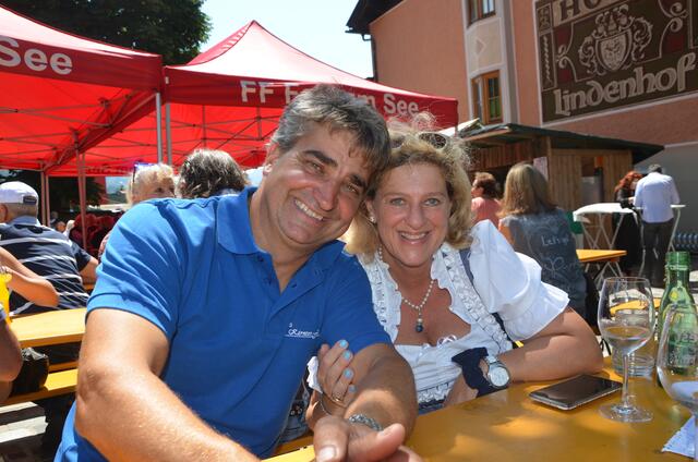 Die Macher des Fischfestes: Andreas Hofer und Andrea Hacker