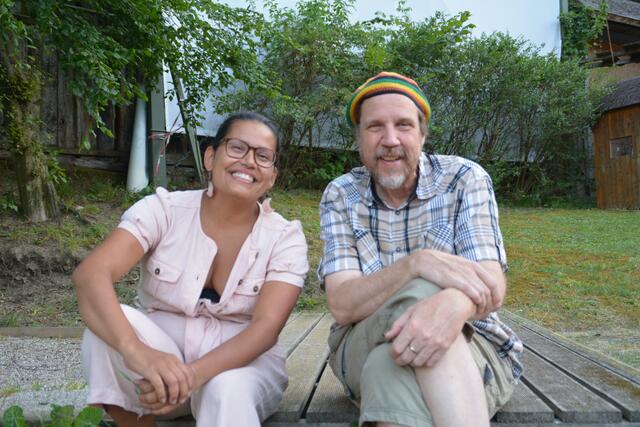 Samia und Stefan genoßen den Jazz und verbrachten gemeinsam gemütliche Stunden | Foto: Jennifer Flechl