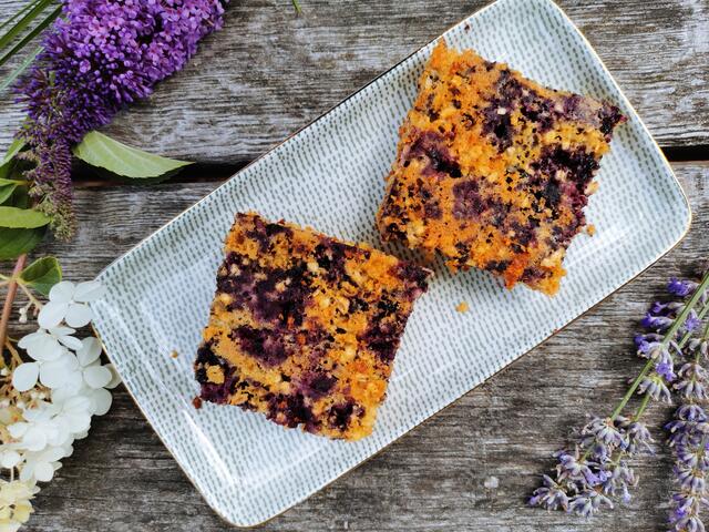 Heidelbeerkuchen mit Haferflocken | Foto: Katrin Ebetshuber