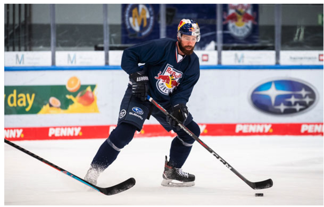 Andrew MacWilliam kommt aus der PENNY DEL von Red Bull München.
 | Foto: Red Bull Salzburg