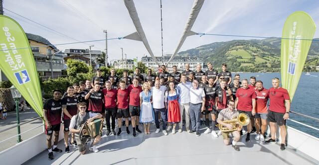 Das Bayer Leverkusen Team mit Renate Ecker, Fernando Carro, Yvonne Rosenstatter und Erich Egger. | Foto: Salzburger Land/ Leopold