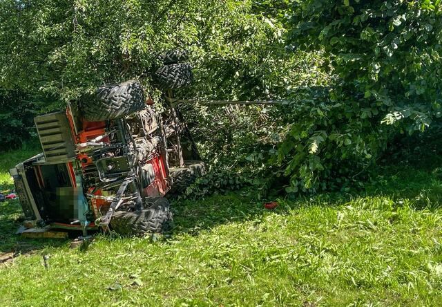 Ein 33-jährige Landwirt aus Gresten wurde bei einem Arbeitsunfall schwer verletzt. | Foto: Doku NÖ