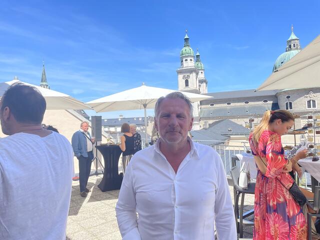 Gerhardt Braun kuratierte die Ausstellung Löwentrauts im Barockmuseum Salzburg.  | Foto: Anna-Katharina Wintersteller