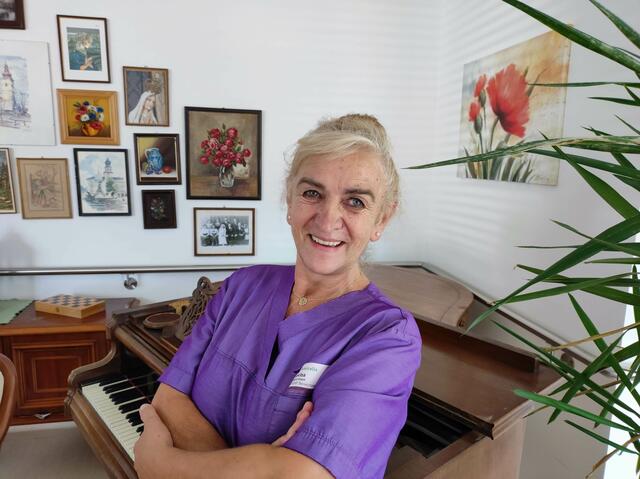 Bereichsleiterin und DGKP Sakiba Kahriman