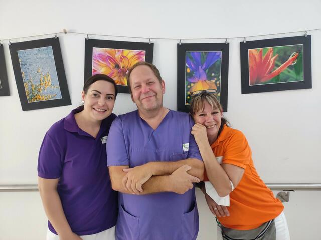 Natalia, Andreas und Doris arbeiten gern zusammen