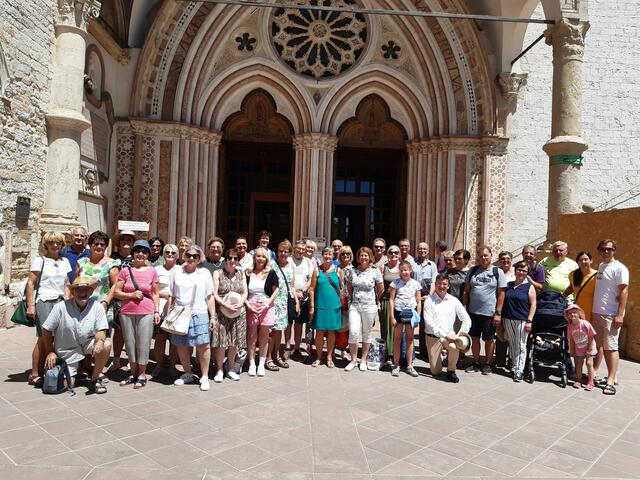 Die Pilgergruppe der Stadtgemeinde Wolfsberg war in Assisi unterwegs. | Foto: Privat
