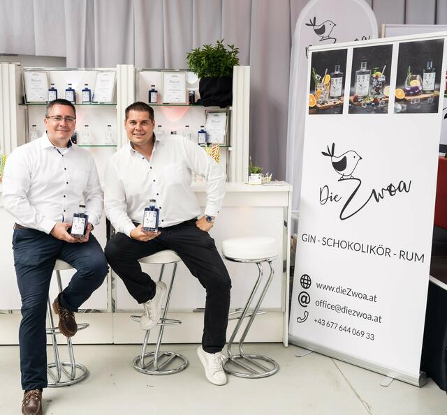 Wolfgang Dielacher und Markus Haase sind "DieZwoa", aus einer Schnapsidee wurde bei ihnen prämierter Gin. | Foto: DieZwoa