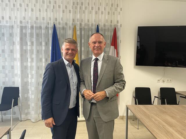 Nationalratsabgeordneter Andreas Hanger und Bundesminister Gerhard Karner | Foto: Sara Handl