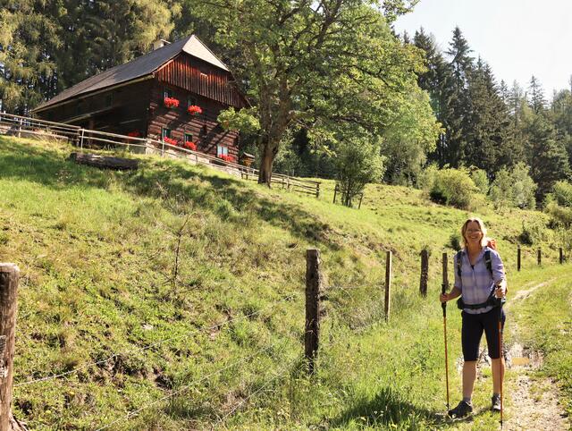 Die Wanderung führt an der Fasseggerhube vorbei. | Foto: Weges OG