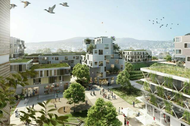 Plan: So soll das fertige Quartier 21 in Brunn aussehen. | Foto: Schreinerkastler