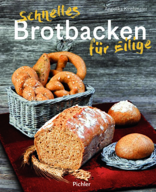 Autorin Angelika Kichmaier zeigt in diesem Buch, wie man "schnell" gutes Brot bäckt.  | Foto: Cover: Pichler Verlag