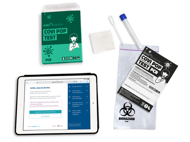 Wie bei "Alles gurgelt" handelt es sich auch beim "Covi Pop" um einen PCR-Test. | Foto: Lead Horizon