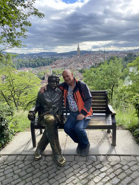 Die Herren Einstein und Walter in Bern