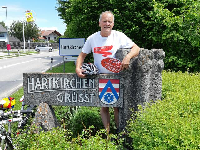 Der zweite Platz ging an den Vizebürgermeister aus Hartkirchen, Johann Humer | Foto:  Klimabündnis OÖ