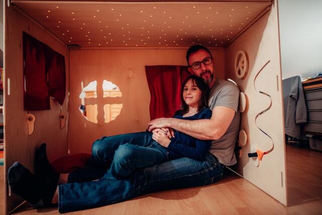 Rückzugsort und Versteck für Spiele: Sam John Regner hat das KuWiH entwickelt. | Foto: Skokanitsch