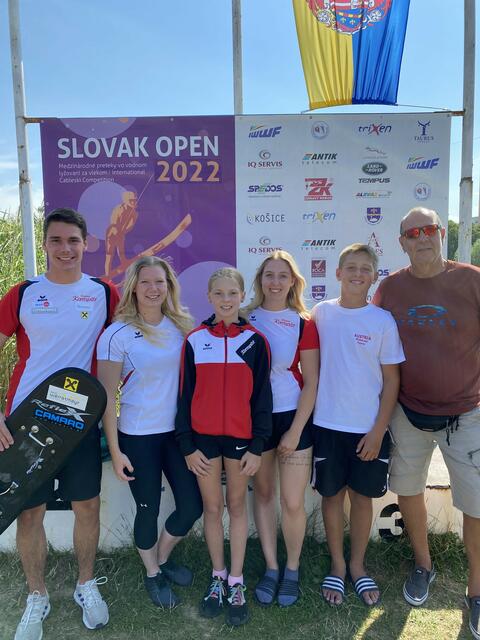 Von links: David, Vanessa, Sophie, Miriam, Erik und Adi.
 | Foto: WWSC Asten Ausee