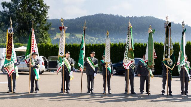 22 Ortsverbände aus den Bezirken Murau und Murtal kamen zum Fest. | Foto: Thomas Mlakar