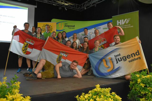 Das TEam der Landjugend Salzburg beim 4erCup und Reden 2022 in Oberwart. | Foto: Landjugend Salzburg