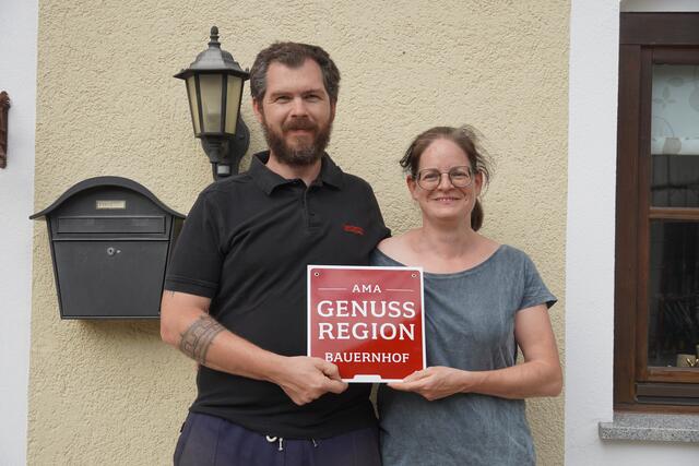 Joseph Klimmer und Johanna Klimmer vom Biohof Oedtgut in Nussdorf am Haunsberg. | Foto: Emanuel Hasenauer