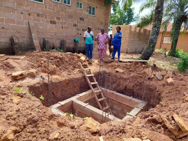 Für den Sanitärbereich wurde eine Kläranlage gebaut. | Foto: Verein Ikemba