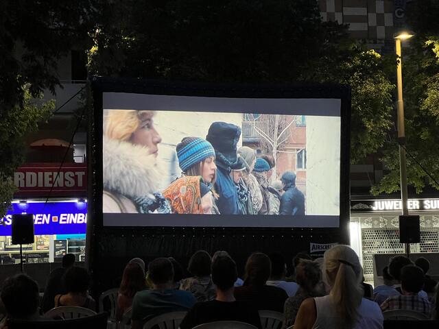 Am Columbusplatz kann man am 16. und 17. August je einen Film sehen. | Foto: Jörg Neumayer