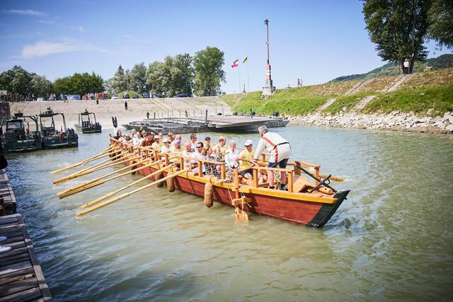 Das nachgebaute Römerschiff | Foto: Franz Gleiß