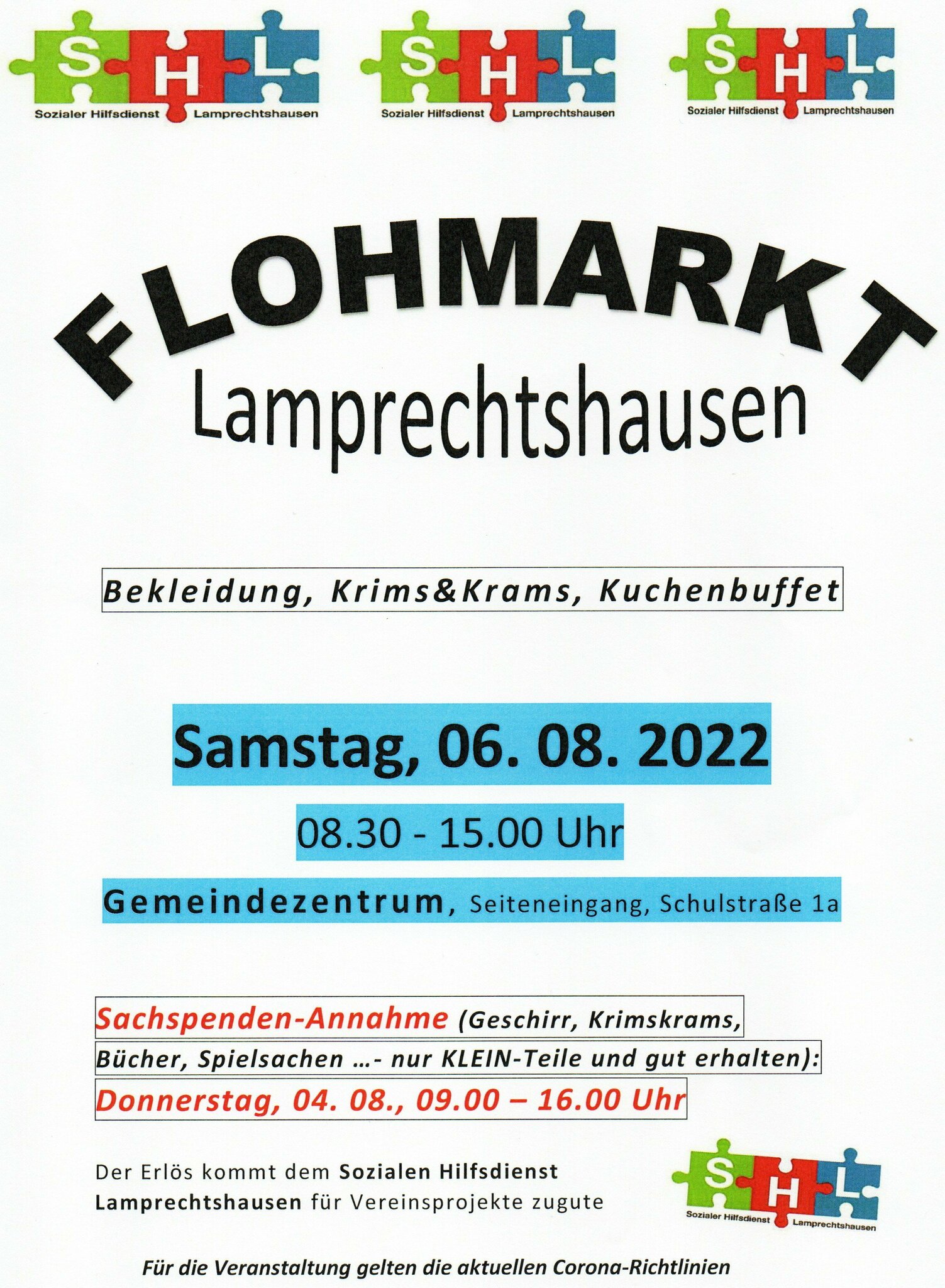 FLOHMARKT FLOHMARKT Lamprechtshausen Flachgau