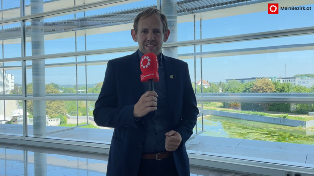 Ab in den Aktivurlaub und nach Hinterstoder geht's für Georg Ecker. | Foto: Karin Zeiler