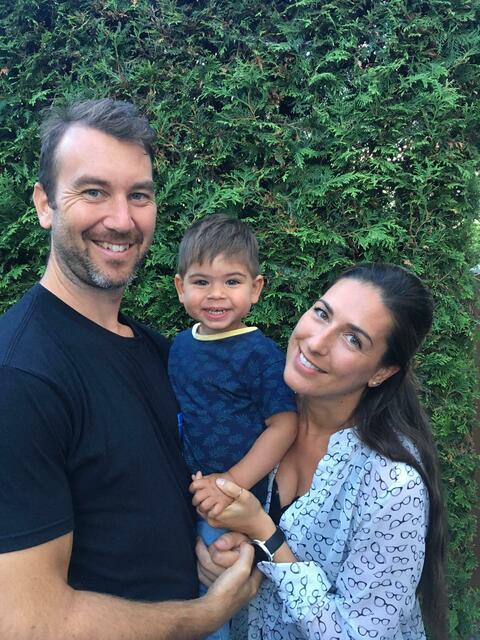 Marc-Andre Dorion mit seiner Frau Lisa und Sohn Niklas. | Foto: Foto: Privat