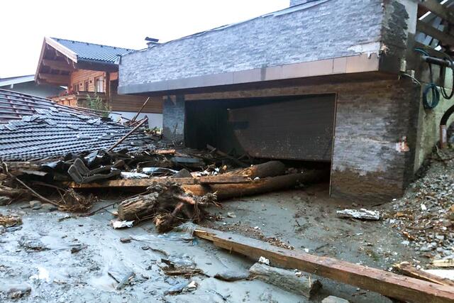 Gewitter sorgt für Verwüstungen im Oberpinzgau. | Foto: Gebhard Neumayr