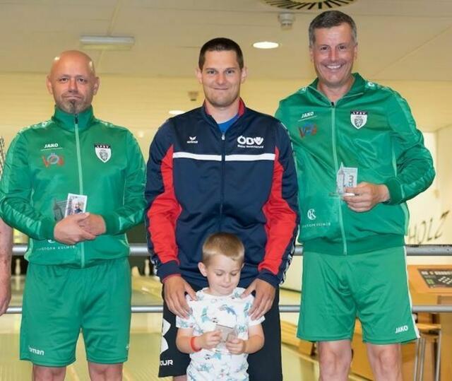 V.l.: Fürstenfelds Roman Walcher, Weltmeister und Staatsmeister Lukas Huber und Gerhard Plank | Foto: KK