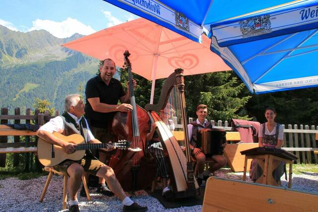 Am 7. August wird auch auf der Milderaunalm wieder musiziert! | Foto: Volksmusikverein