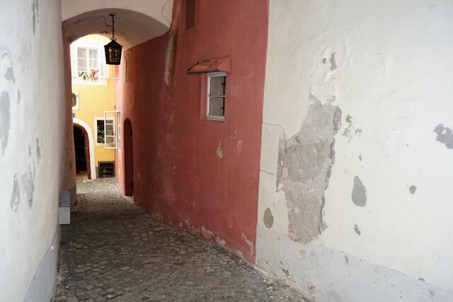 Die Oberer Badgasse ist in einem schlechten Zustand.