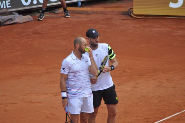 Taktikbesprechung: Puetz/Venus. | Foto: Kogler