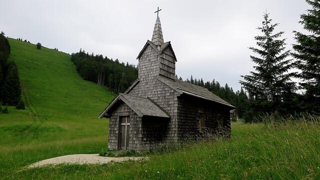 Maria Einsiedlerkirche unterhalb des Gipfels Unterberg
