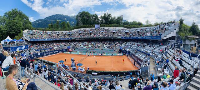 Spannung am Center Court. | Foto: Kogler