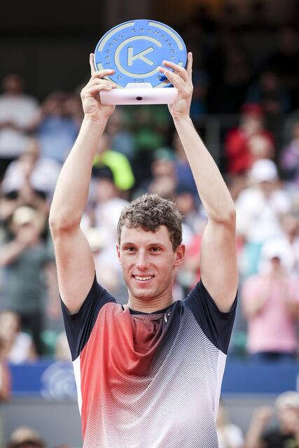 Sensationell: Misolic ist erst der dritte Spieler, der bei seinem ATP-Debüt das Finale erreichte. | Foto: GEPA pictures